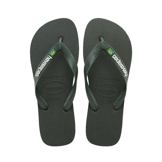Havaianas Brasil Logo Green Olive/Green Olive  - 41108505983