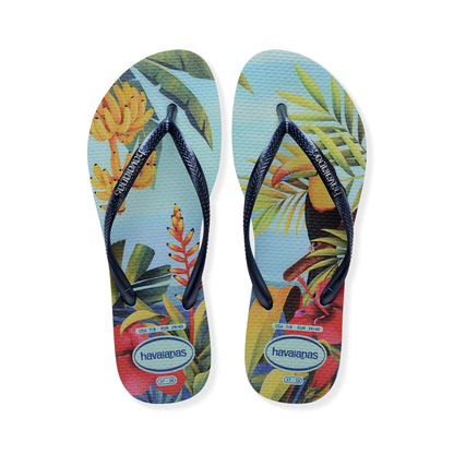 Havaianas Slim Tropical Blue/Blue  - 41221110546