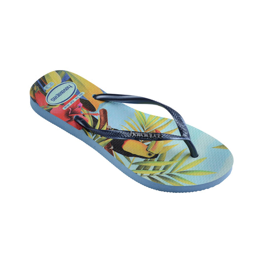 Havaianas Slim Tropical Blue/Blue  - 41221110546