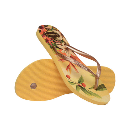 Havaianas Slim Tropical Caja Yellow  - 41221115559