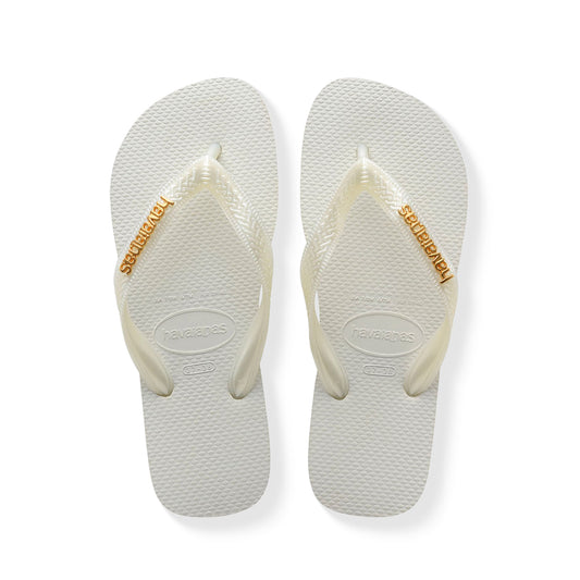 Havaianas Top Logo Metallic White  - 41272440001