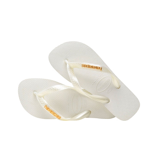 Havaianas Top Logo Metallic White  - 41272440001