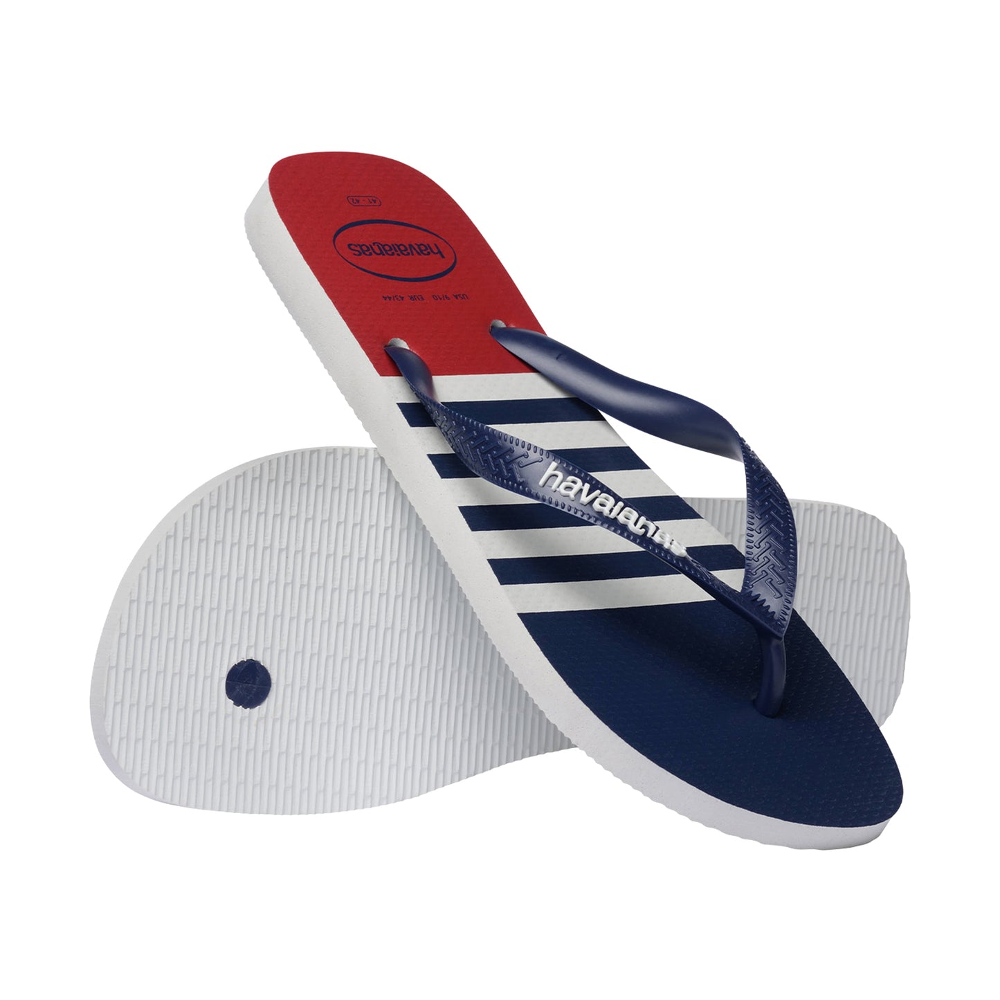 Havaianas Top Nautical White/Navy/Red Apache