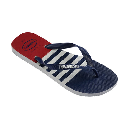 Havaianas Top Nautical White/Navy/Red Apache