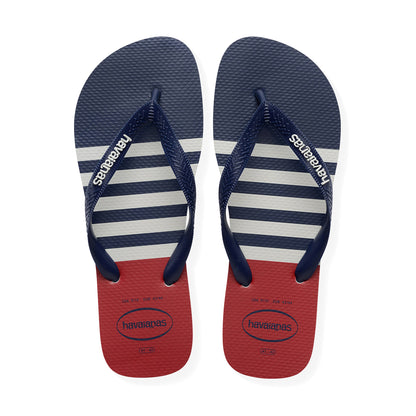 Havaianas Top Nautical White/Navy/Red Apache
