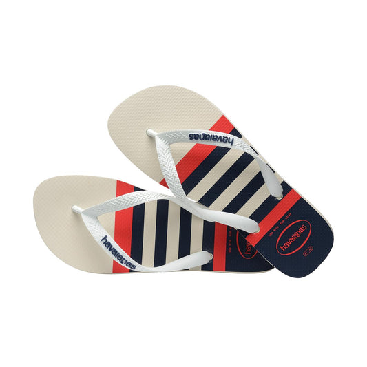 Havaianas Top Nautical White/White/Navy Blue  - 41371266349