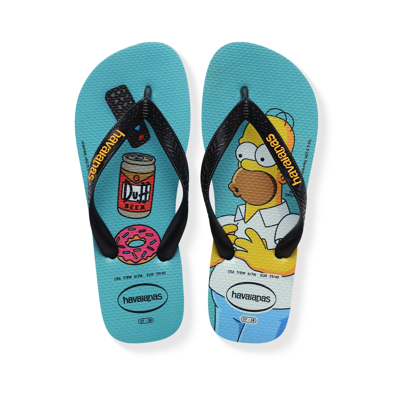 Havaianas Simpsons Traditional Blue/Black  - 41378892968