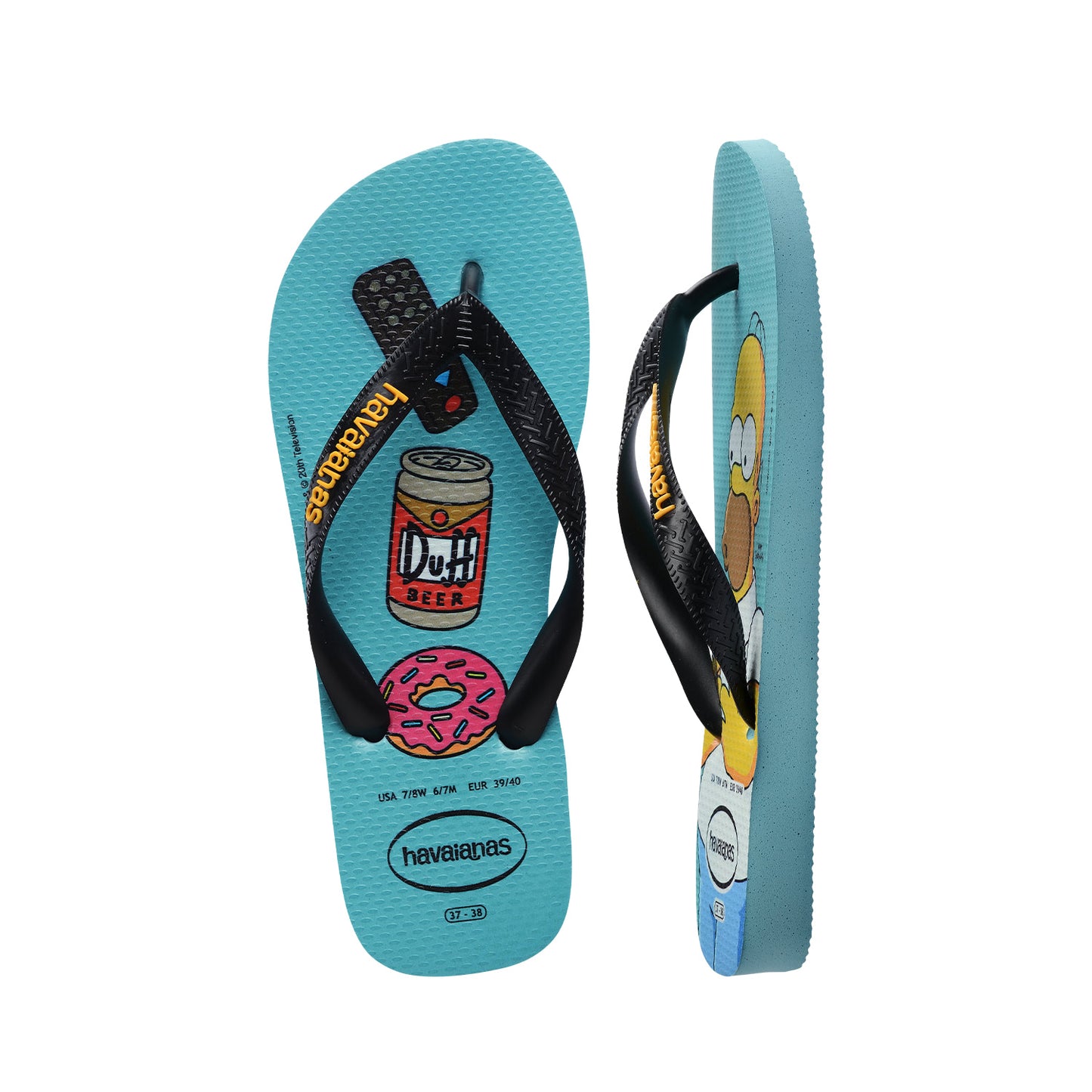 Havaianas Simpsons Traditional Blue/Black  - 41378892968