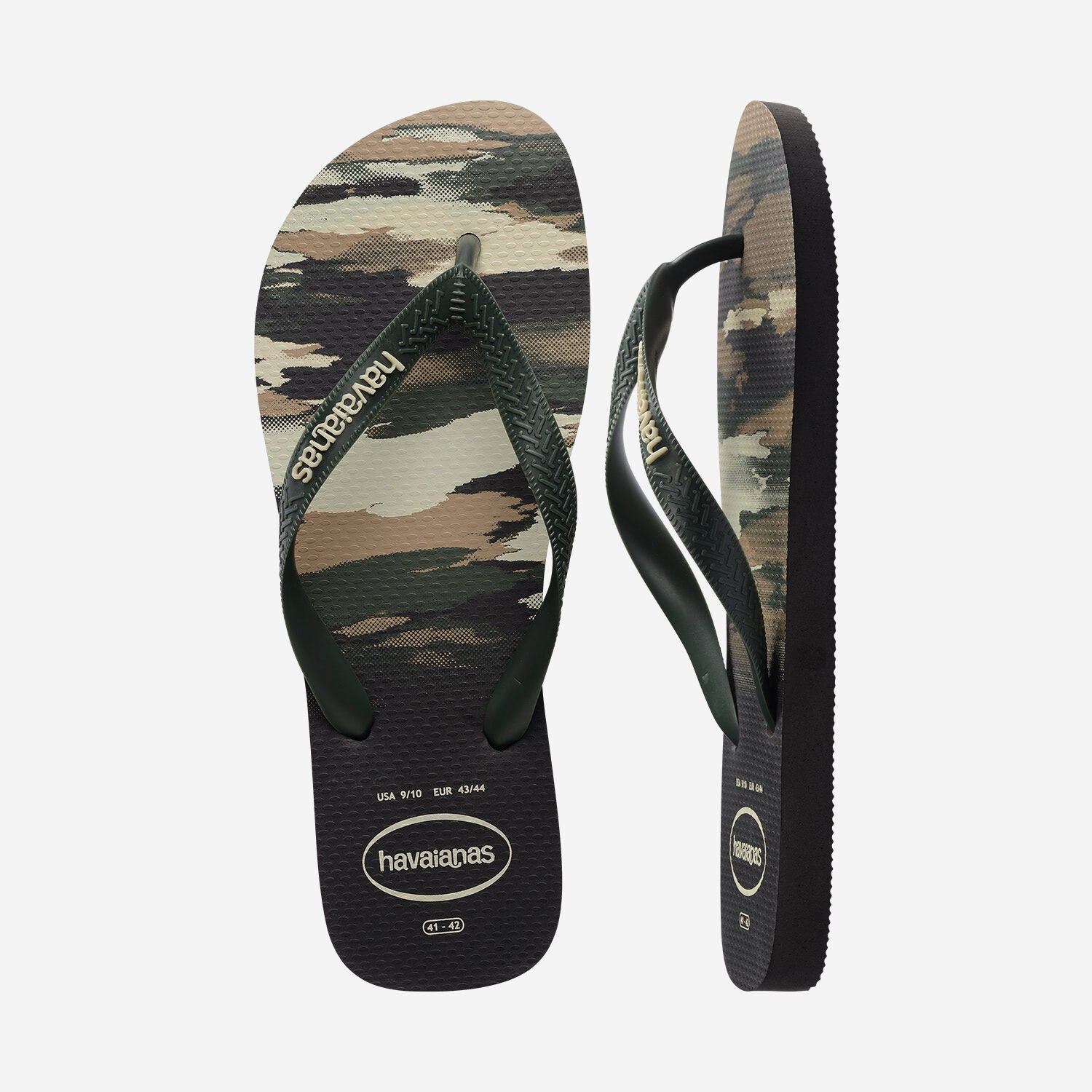 Havaianas Top Camu Black/Olive Green  - 41413989052