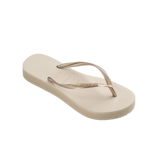 Havaianas Slim Flatform Beige  - 41445370121