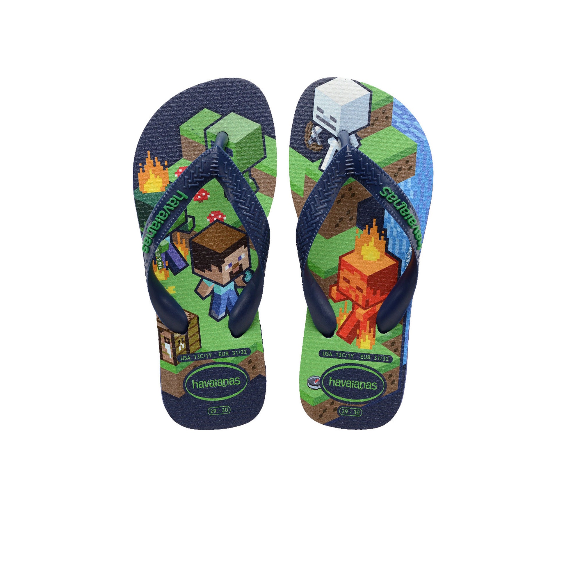 Havaianas Kids Minecraft Navy Blue  - 41451250555