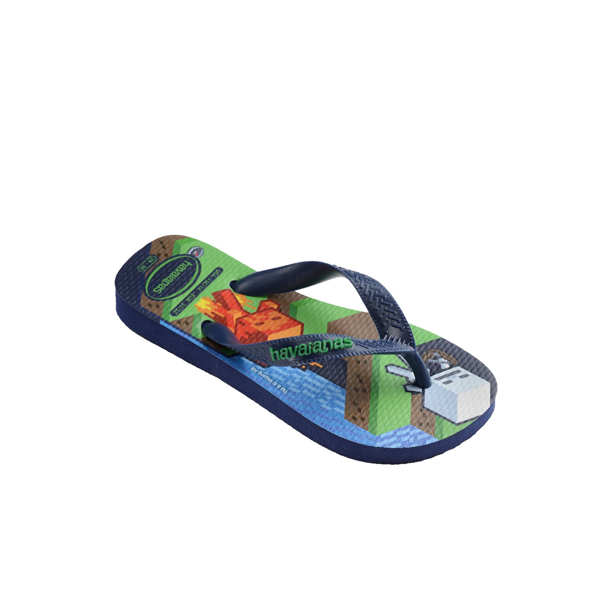 Havaianas Kids Minecraft Navy Blue  - 41451250555