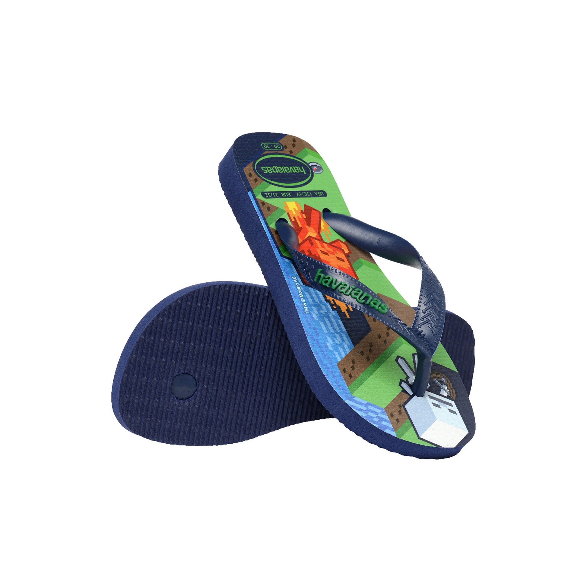 Havaianas Kids Minecraft Navy Blue  - 41451250555