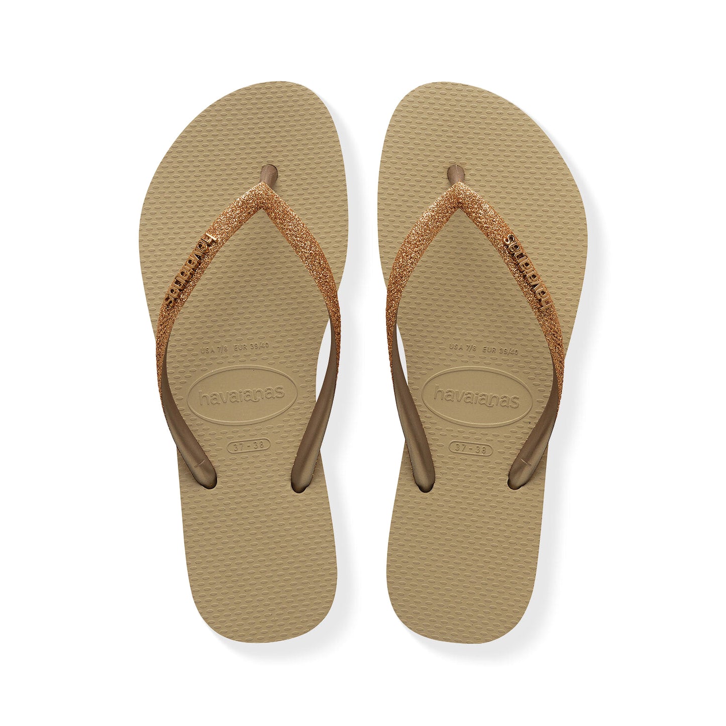 Havaianas Slim Glitter II Sand Grey  - 41469750154