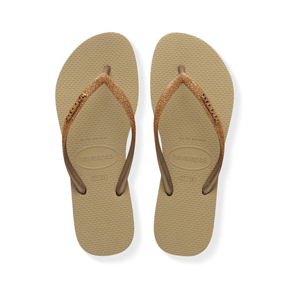 Havaianas Slim Glitter II Sand Grey  - 41469750154