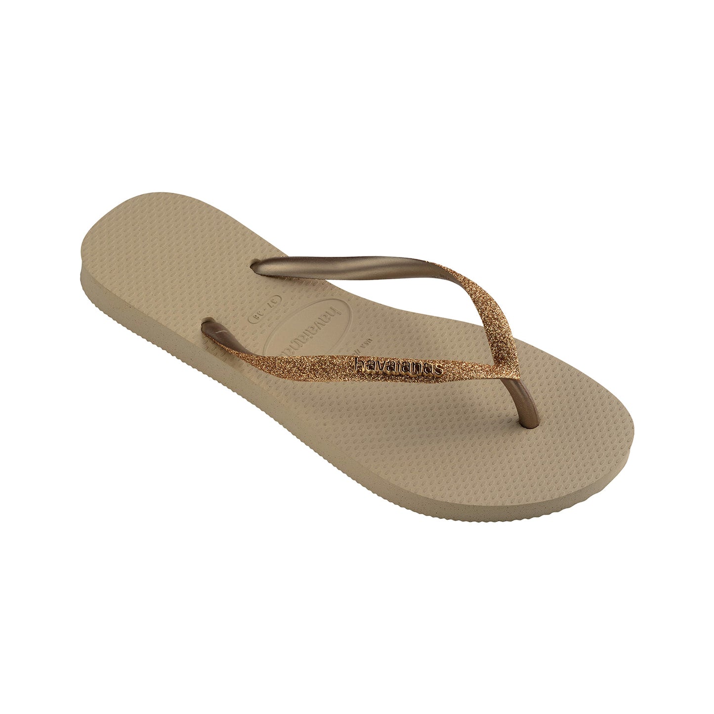 Havaianas Slim Glitter II Sand Grey  - 41469750154