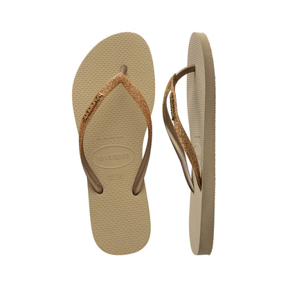 Havaianas Slim Glitter II Sand Grey  - 41469750154