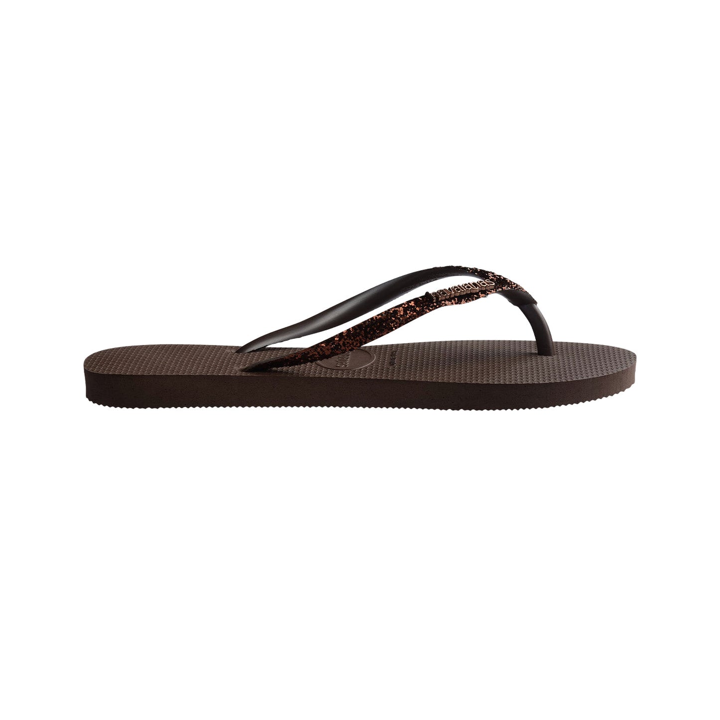 Havaianas Slim Glitter II Dark Brown  - 41469750727