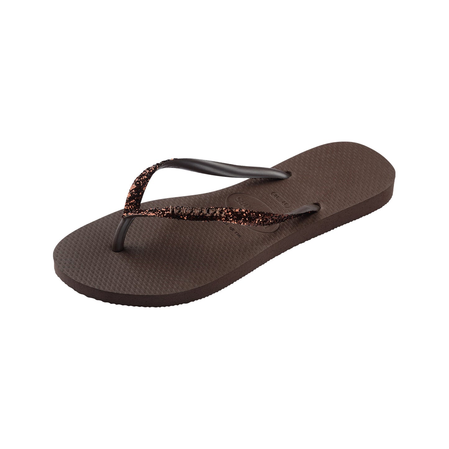 Havaianas Slim Glitter II Dark Brown  - 41469750727