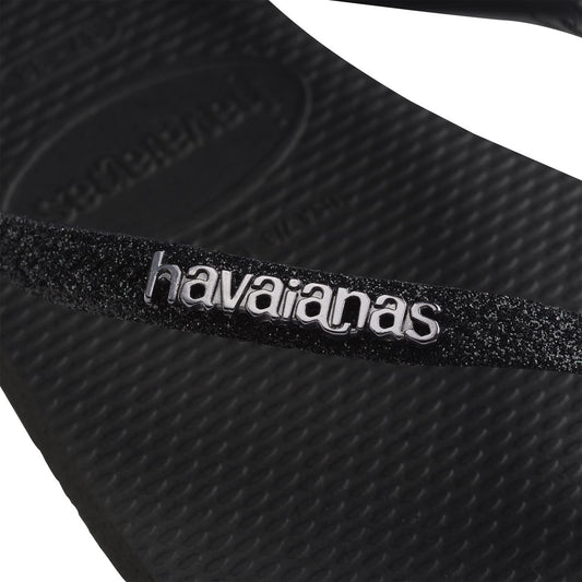 Havaianas Slim Glitter II Black/Black  - 41469751069