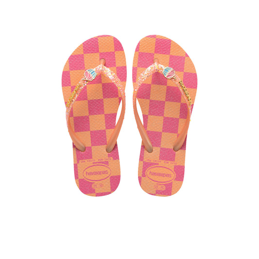 Havaianas Kids Slim Glitter Trendy Peach  - 41469760027