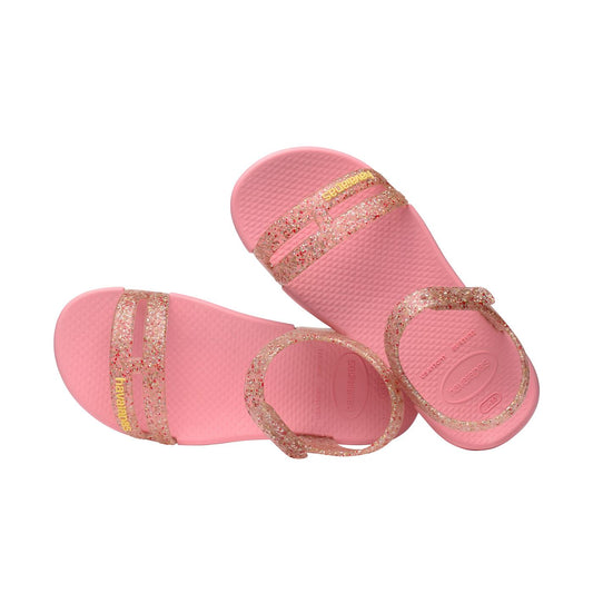 Havaianas Kids Play Mall Glitter Macaron Pink  - 41481335217
