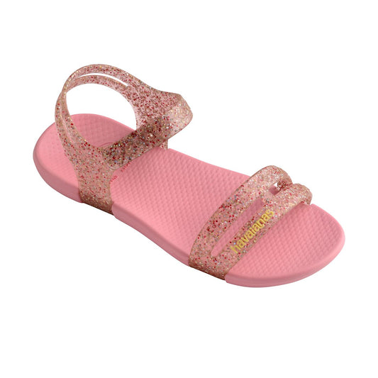 Havaianas Kids Play Mall Glitter Macaron Pink  - 41481335217