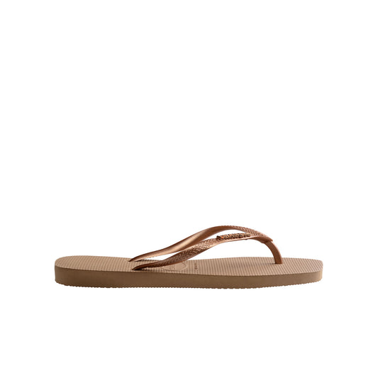 Havaianas Slim Square Logo Metallic Rose Gold/Rose Gold  - 41482575282