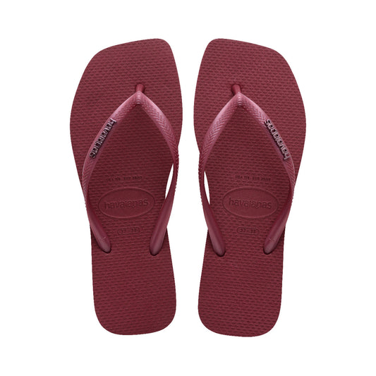 Havaianas Slim Square Logo Metallic Amaranth  - 41482579339