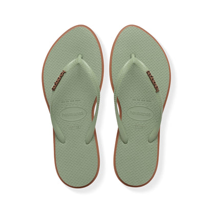 Havaianas Slim Point Rust/Smoke Green  - 41495841797