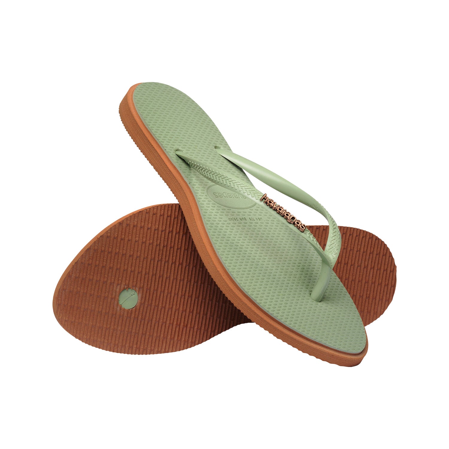 Havaianas Slim Point Rust/Smoke Green  - 41495841797
