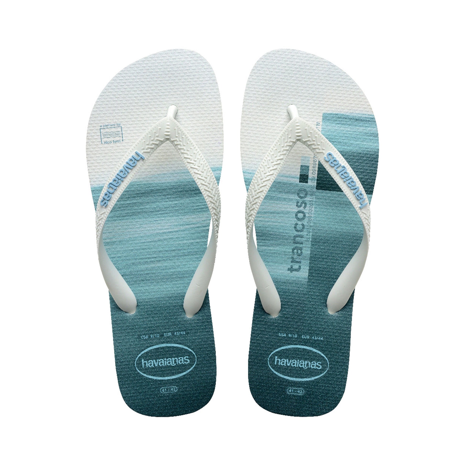 Havaianas Top Surfer I White/White/Lavender Blue  - 41499717152