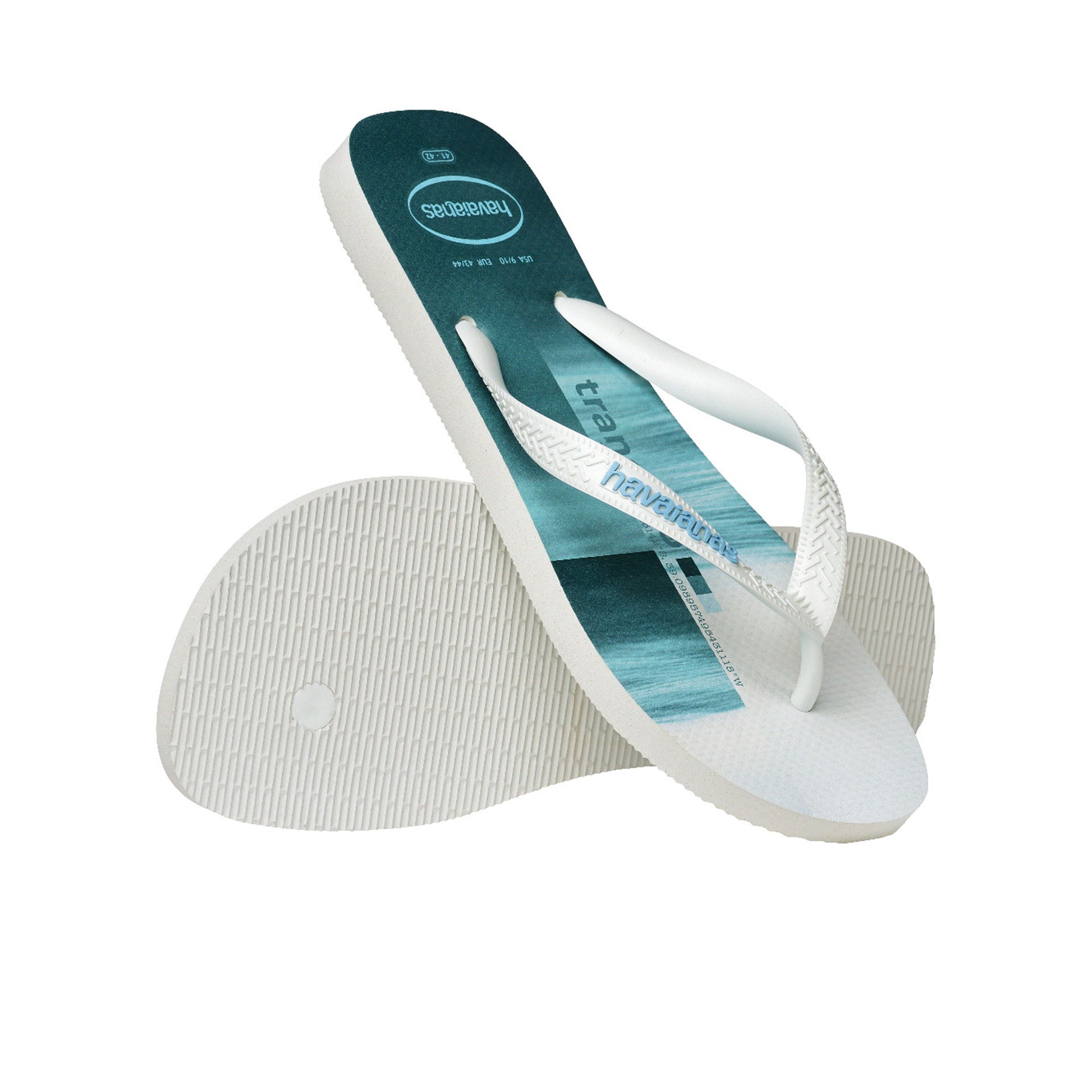 Havaianas Top Surfer I White/White/Lavender Blue  - 41499717152