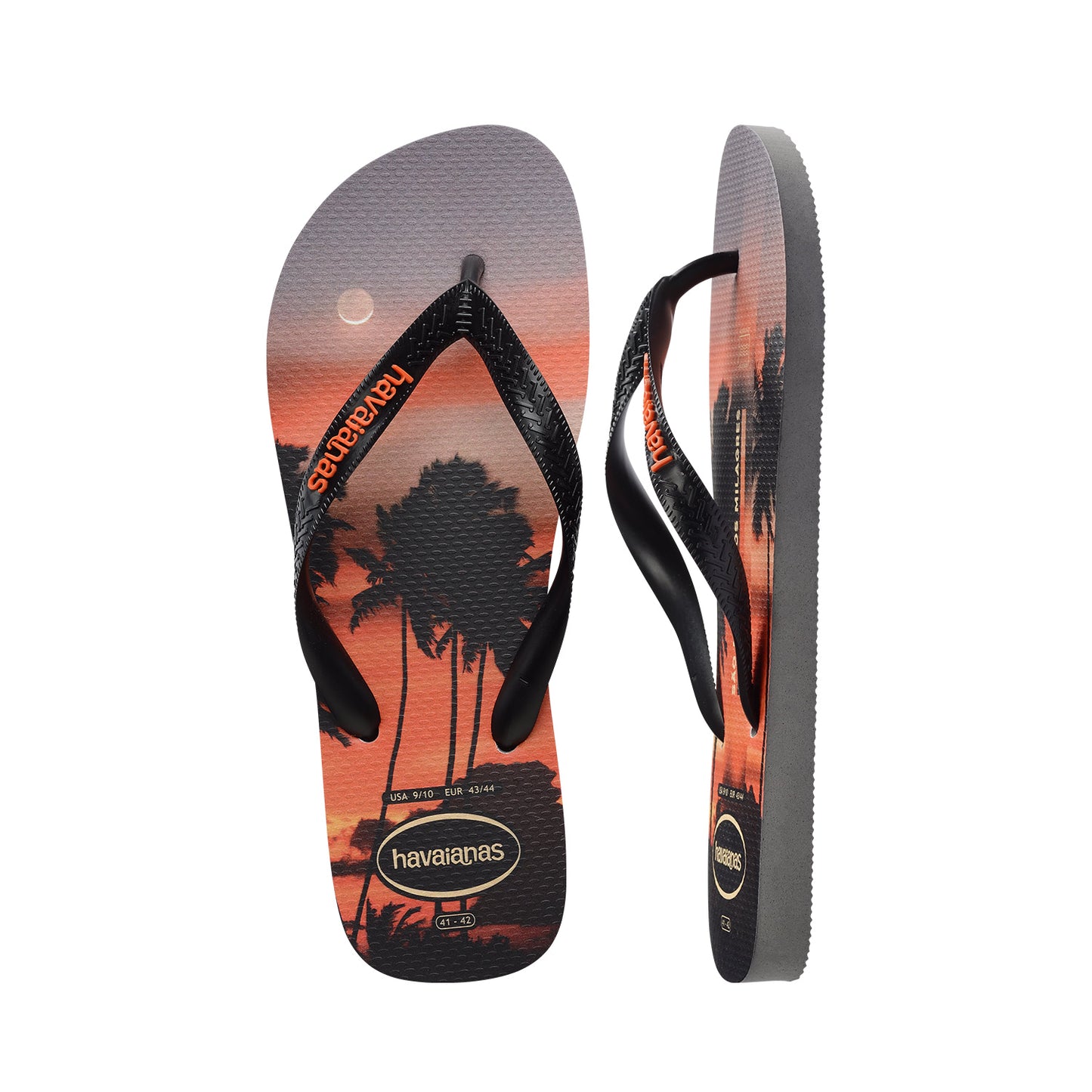 Havaianas Top Surfer I Grey Steel/Black/Sunset Orange  - 41499717345