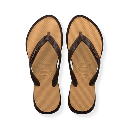 Havaianas Top Point Fusion Dark Brown/Golden  - 41501721859