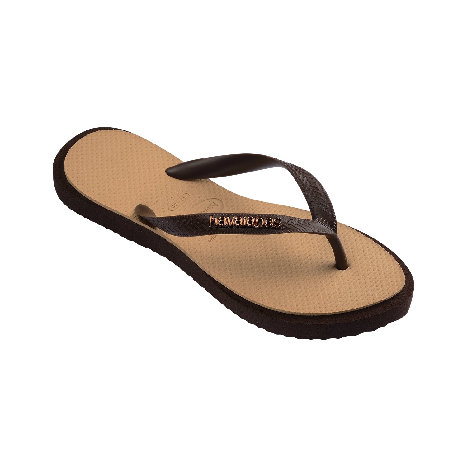 Havaianas Top Point Fusion Dark Brown/Golden  - 41501721859