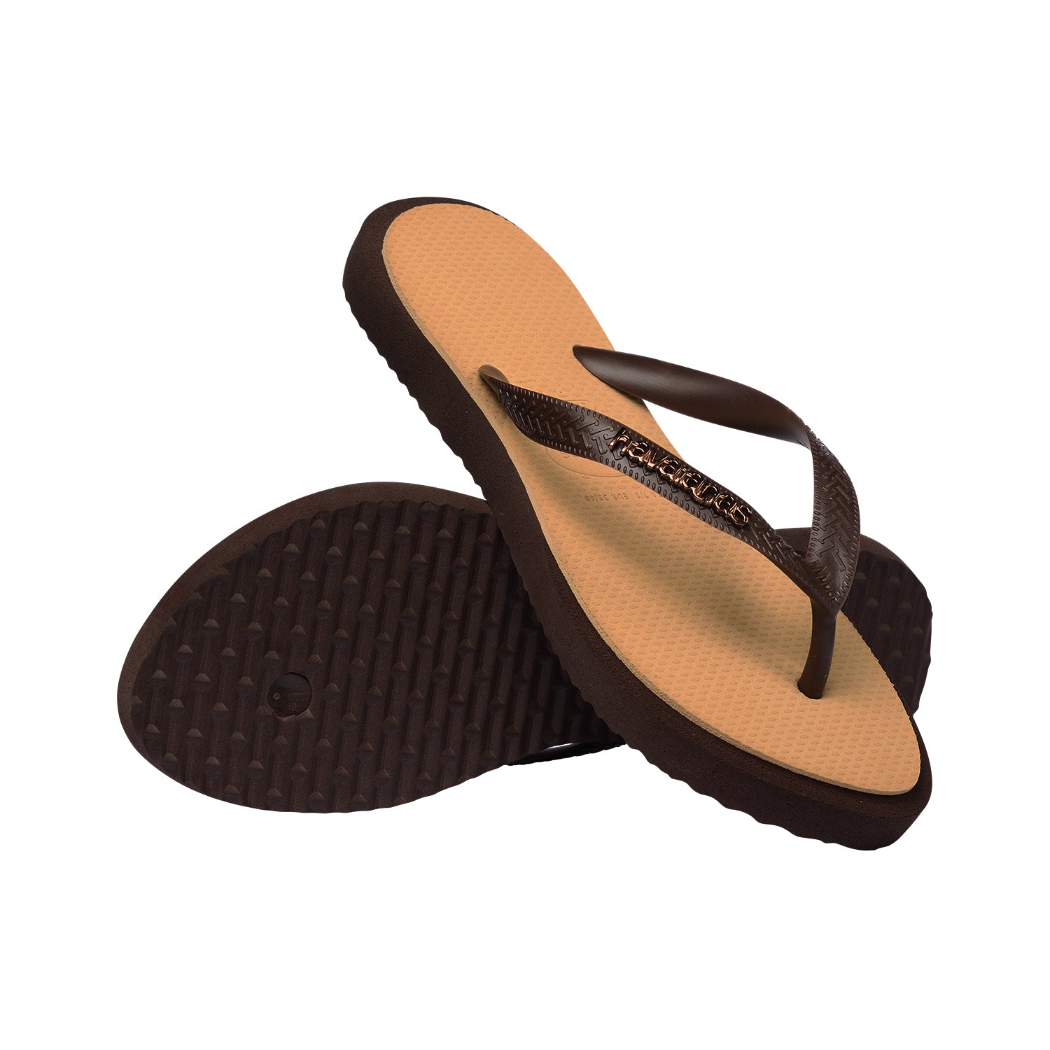 Havaianas Top Point Fusion Dark Brown/Golden  - 41501721859