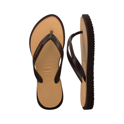 Havaianas Top Point Fusion Dark Brown/Golden  - 41501721859