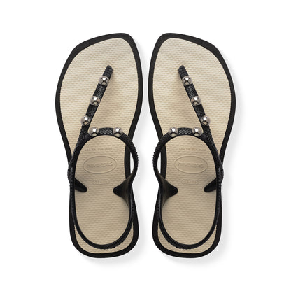 Havaianas Flash Fusion Black/Beige Straw  - 41502449576
