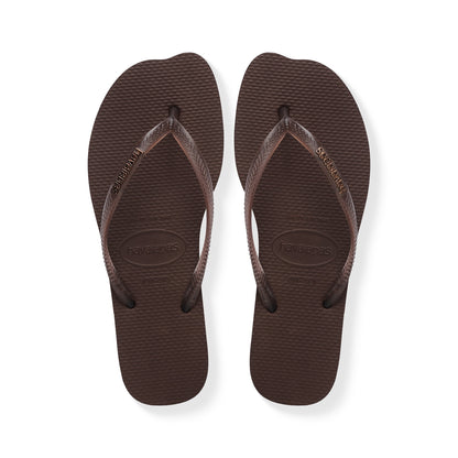 Havaianas Slim Split Dark Brown  - 41503980727