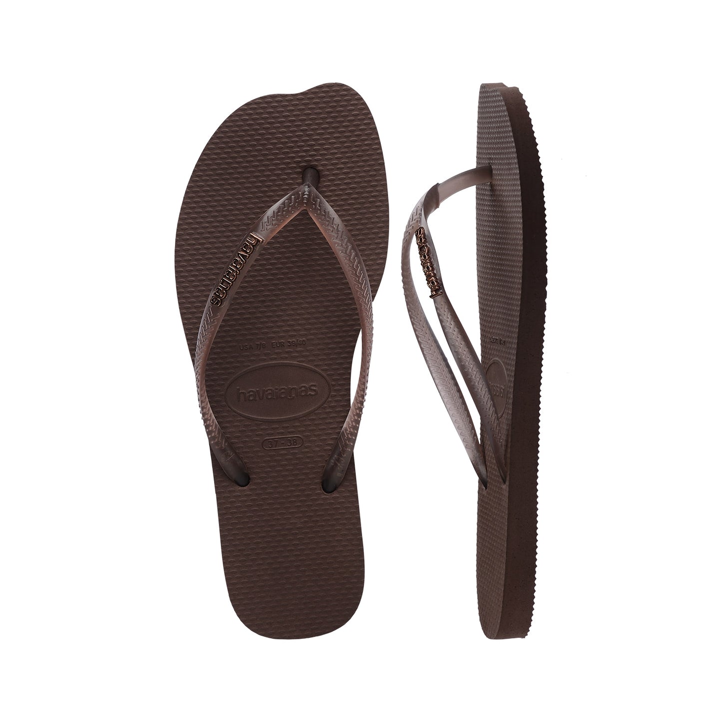 Havaianas Slim Split Dark Brown  - 41503980727