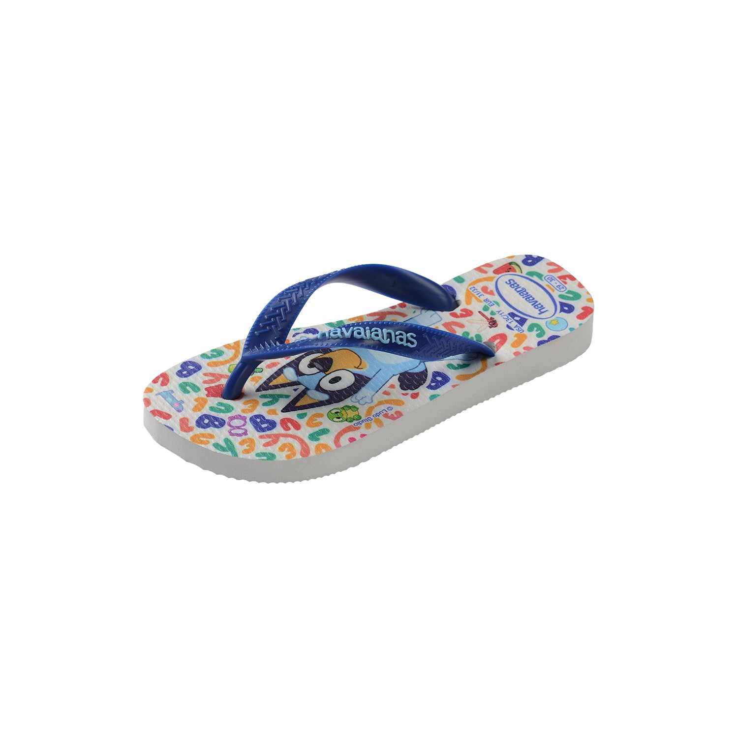 Havaianas Kids Bluey White/Marine Blue  - 41504162833