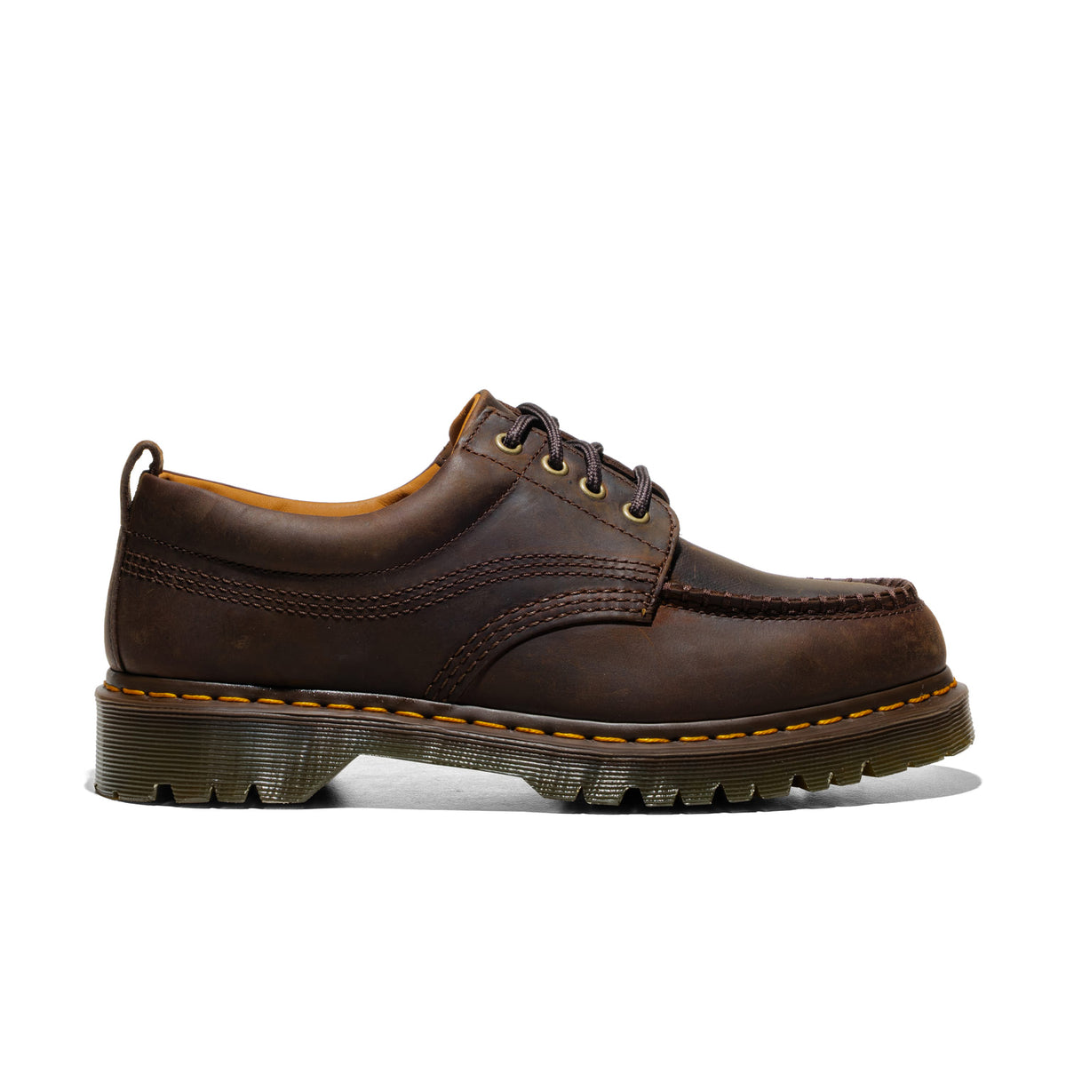 Dr. Martens Lowell 4 Eye Crazy Horse Leather Moc Toe Shoes  - 43348200