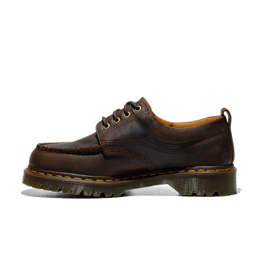 Dr. Martens Lowell 4 Eye Crazy Horse Leather Moc Toe Shoes  - 43348200