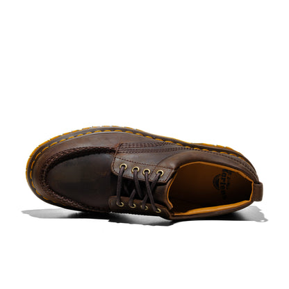 Dr. Martens Lowell 4 Eye Crazy Horse Leather Moc Toe Shoes  - 43348200
