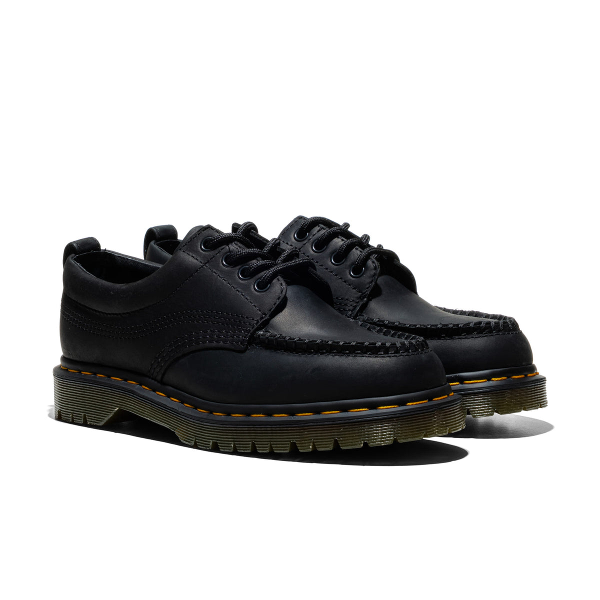 Dr. Martens Lowell 4 Eye Crazy Horse Leather Moc Toe Shoes  - 43679001