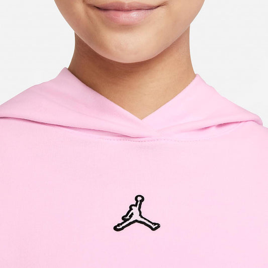 Nike Jordan Girls Essentials Boxy PO Hoodie Pink Foam  - 45A858-A9Y