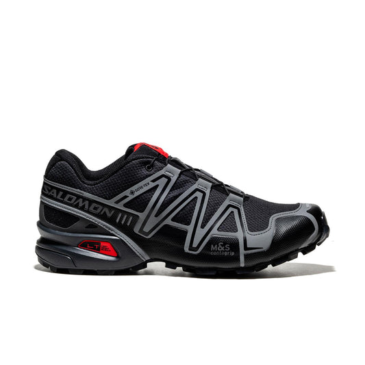 Salomon Speedcross 3 GTX Black/Asphalt/Flame Scarlet  - 477317