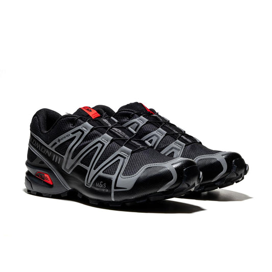 Salomon Speedcross 3 GTX Black/Asphalt/Flame Scarlet  - 477317