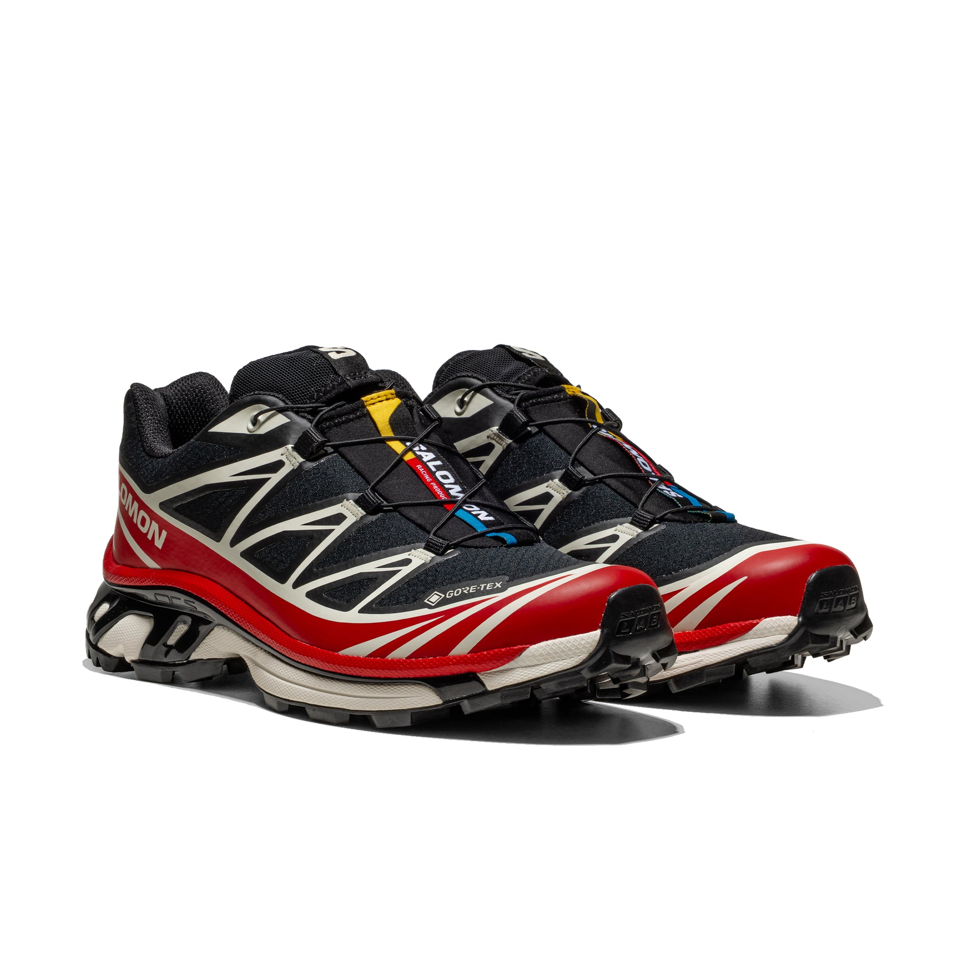 Salomon XT-6 GTX Black/Flame Scarlet/Vanilla Ice  - 479749
